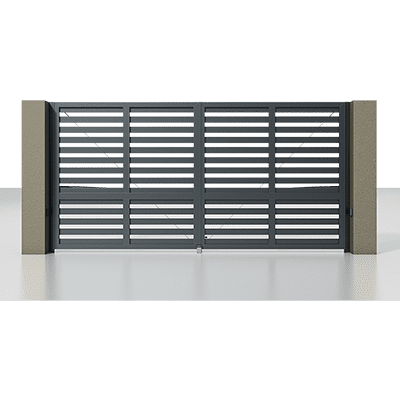 Распашные ворота ALUTECH Prestige