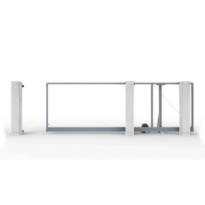 Откатные ворота с электроприводом серии Prestige без заполнения