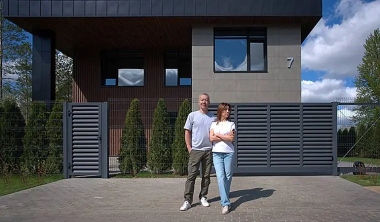 Откатные ворота серии Prestige