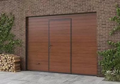 Гаражные ворота с калиткой серии Trend